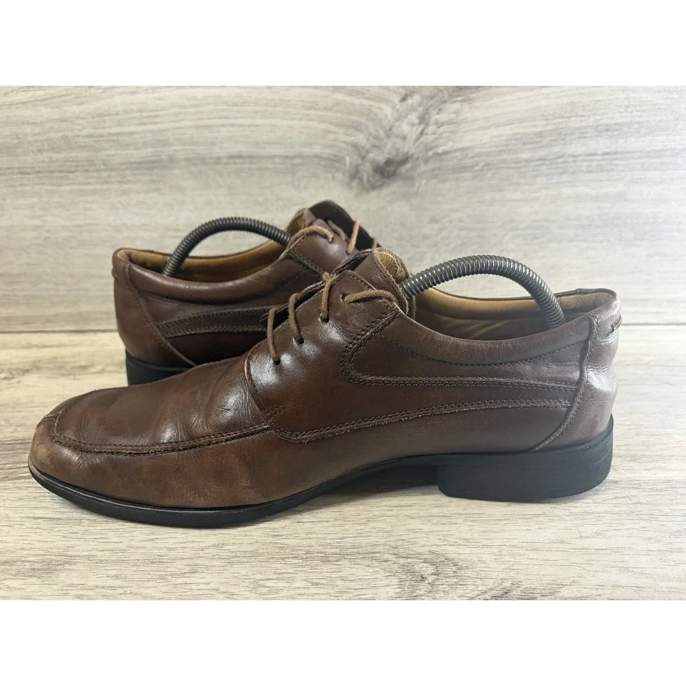 Belvedere Shoes Treviso Men's Size 10 M Brown‎ Leather Oxford Square Toe